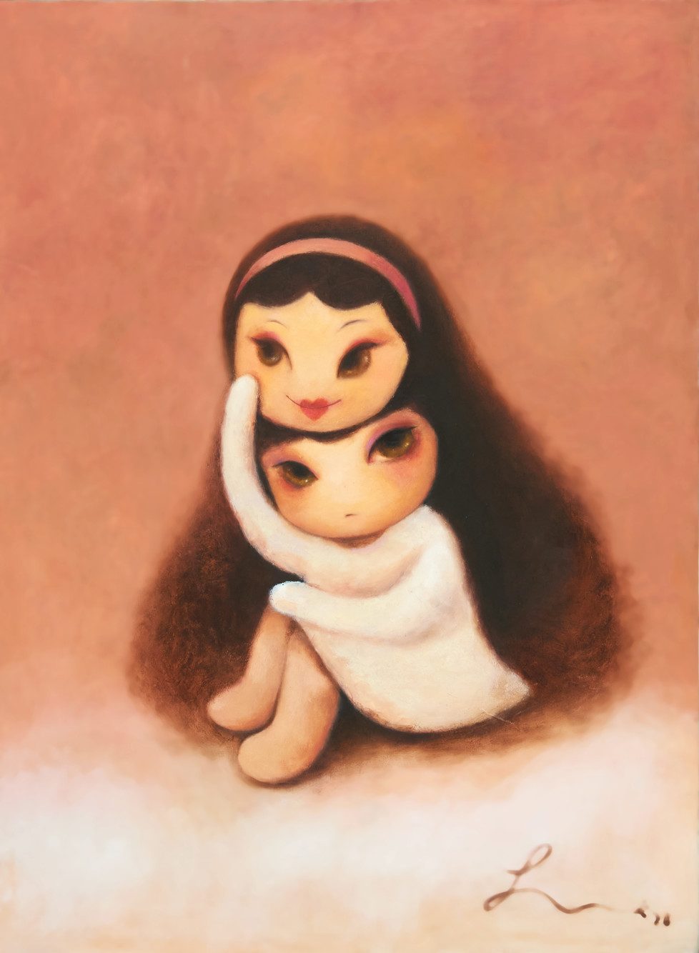 가면 — Hana Kwon, Oil on canvas, 2021