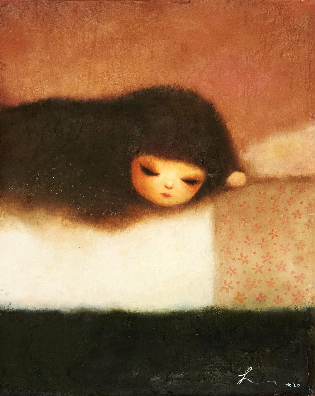 자장가 — Hana Kwon, Oil on canvas, 2021