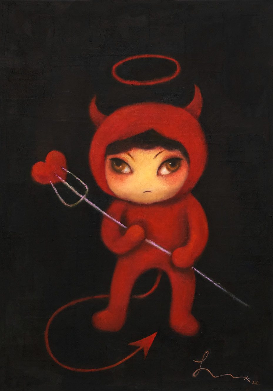 질투 — Hana Kwon, Oil on canvas, 2021