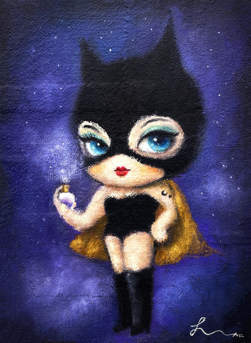 Perfume — Hana Kwon, Oil and oil pastel on canvas, 2022