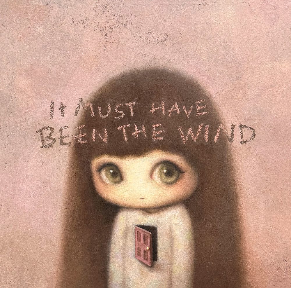 너이길 바랬지만 — Hana Kwon, Oil and oil pastel on canvas, 2024