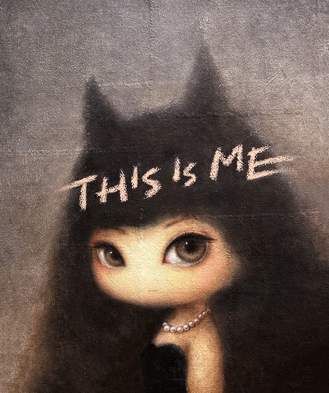 위풍당당 나나 — Hana Kwon, Mixed media on canvas, 2024