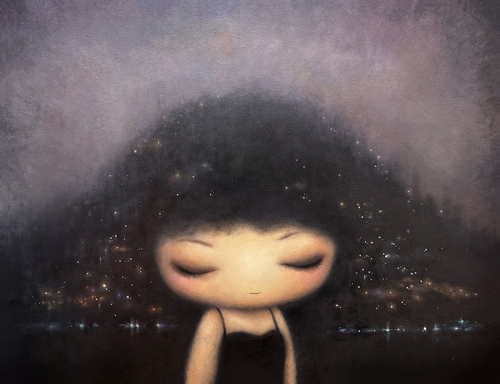 Dreaming City — Hana Kwon, Mixed media on canvas, 2024
