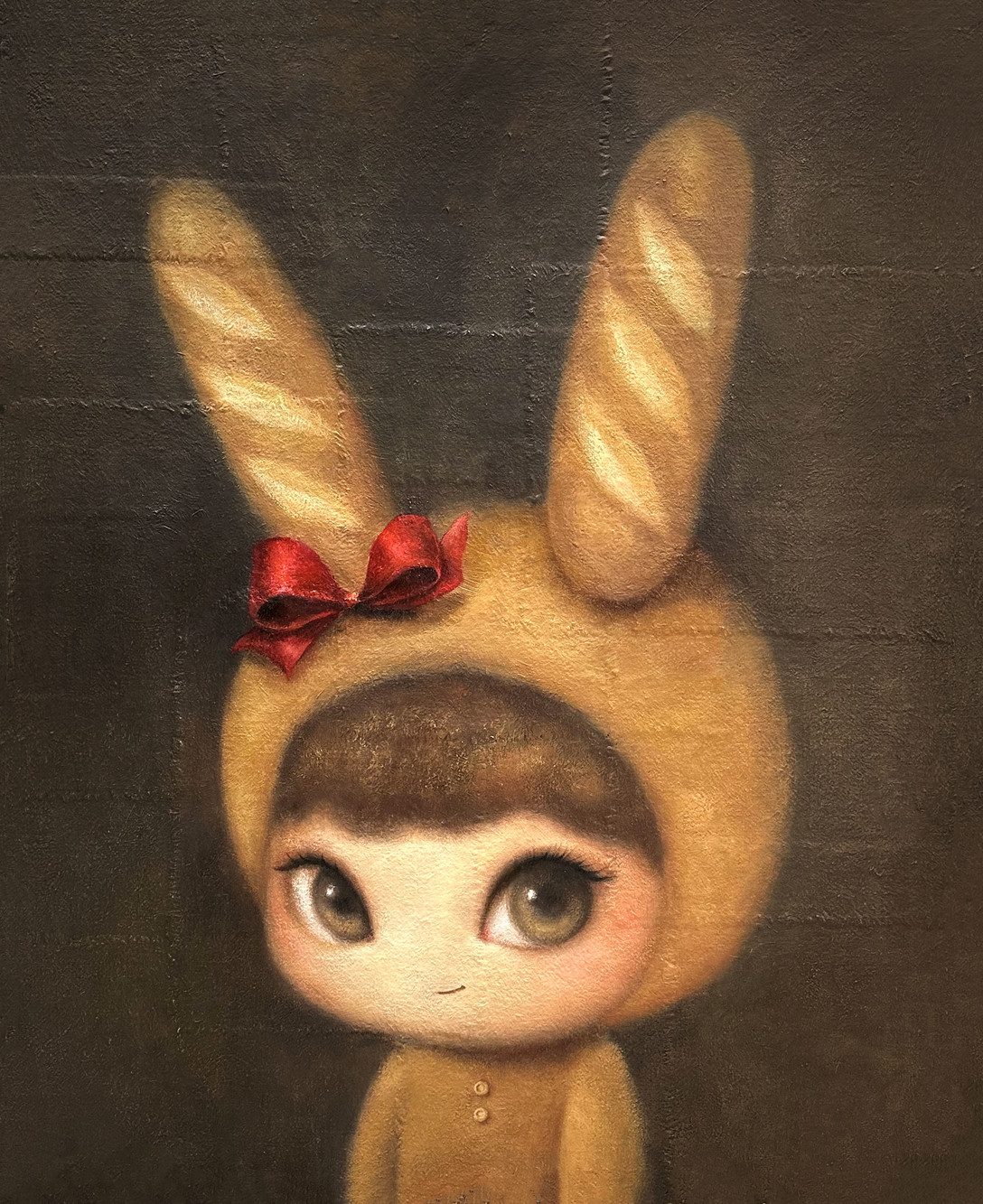 Passport Photo — Hana Kwon, Oil and oil pastel on canvas, 2024