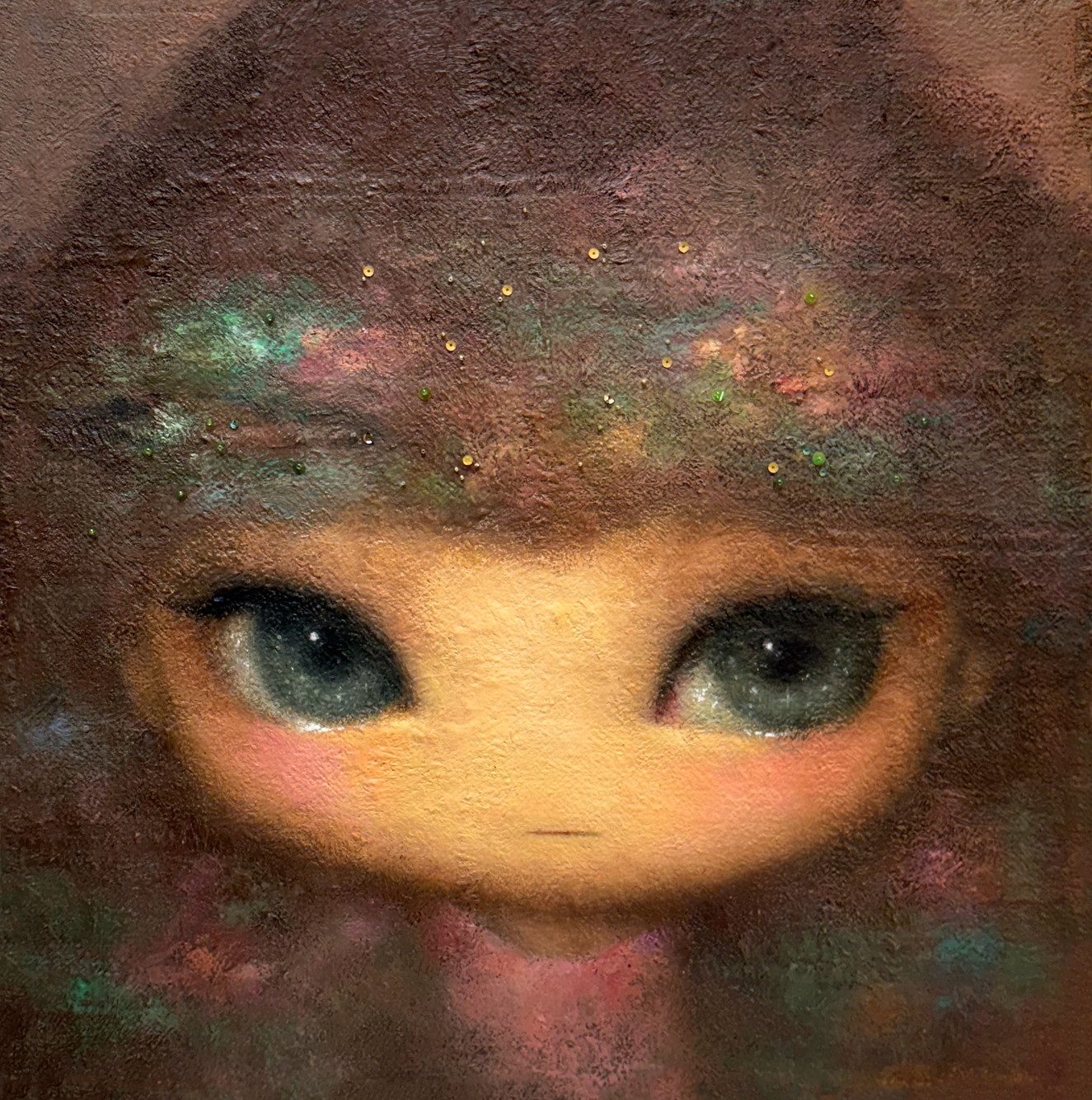 Glow — Hana Kwon, Mixed media on canvas, 2025
