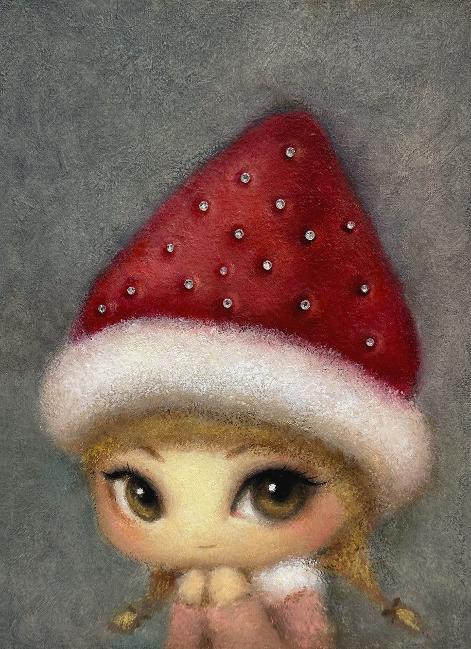 Twinkle Berry — Hana Kwon, Mixed media on canvas, 2025