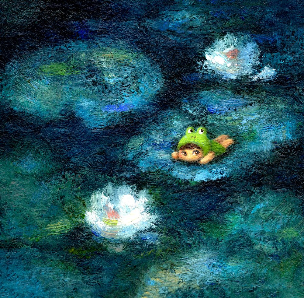 ARRIVED — Hana Kwon, Oil and oil pastel on canvas, 2026