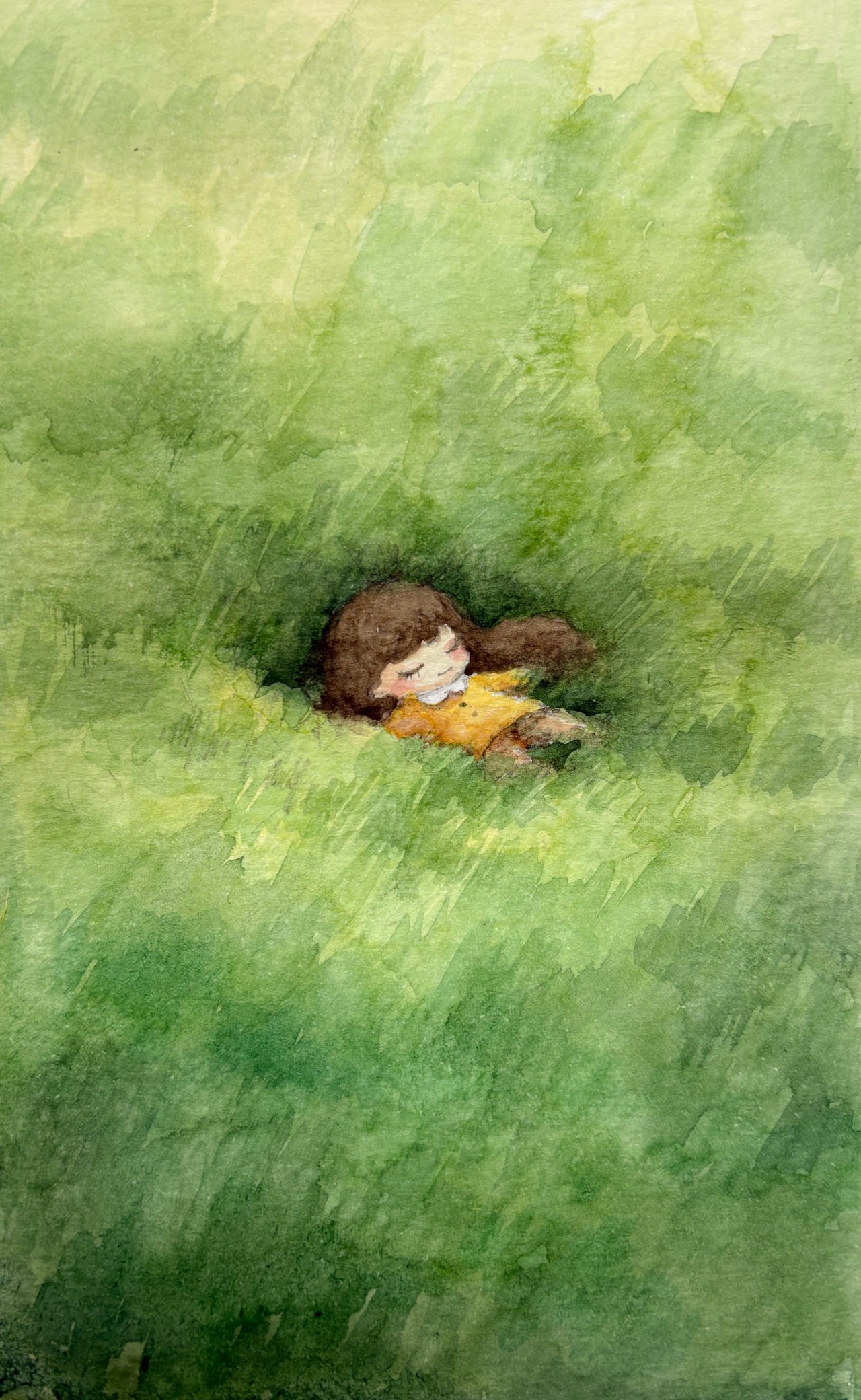 Peaceful Day — Hana Kwon, Water Color, 2026
